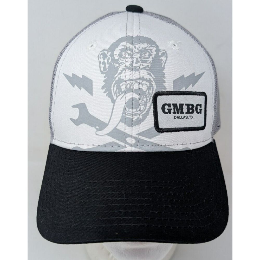 Gas Monkey Bar & Grill Dallas Texas Mesh Trucker Hat Baseball Cap Snapback VTG